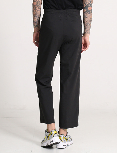 M. DROWSTRING STRAIGHT WIDE PANTS